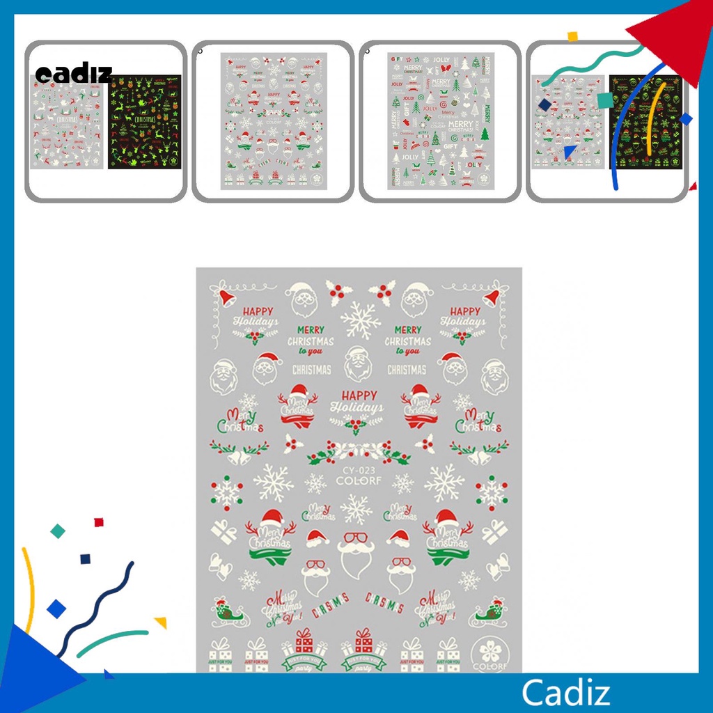 [Hàng mới về] Miếng dán trang trí móng tay màu dạ quang dễ sử dụng thân thiện với môi trường