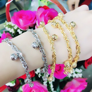 Lắc tay nữ phụng kiểu chuông màu 18k cao cấp H608
