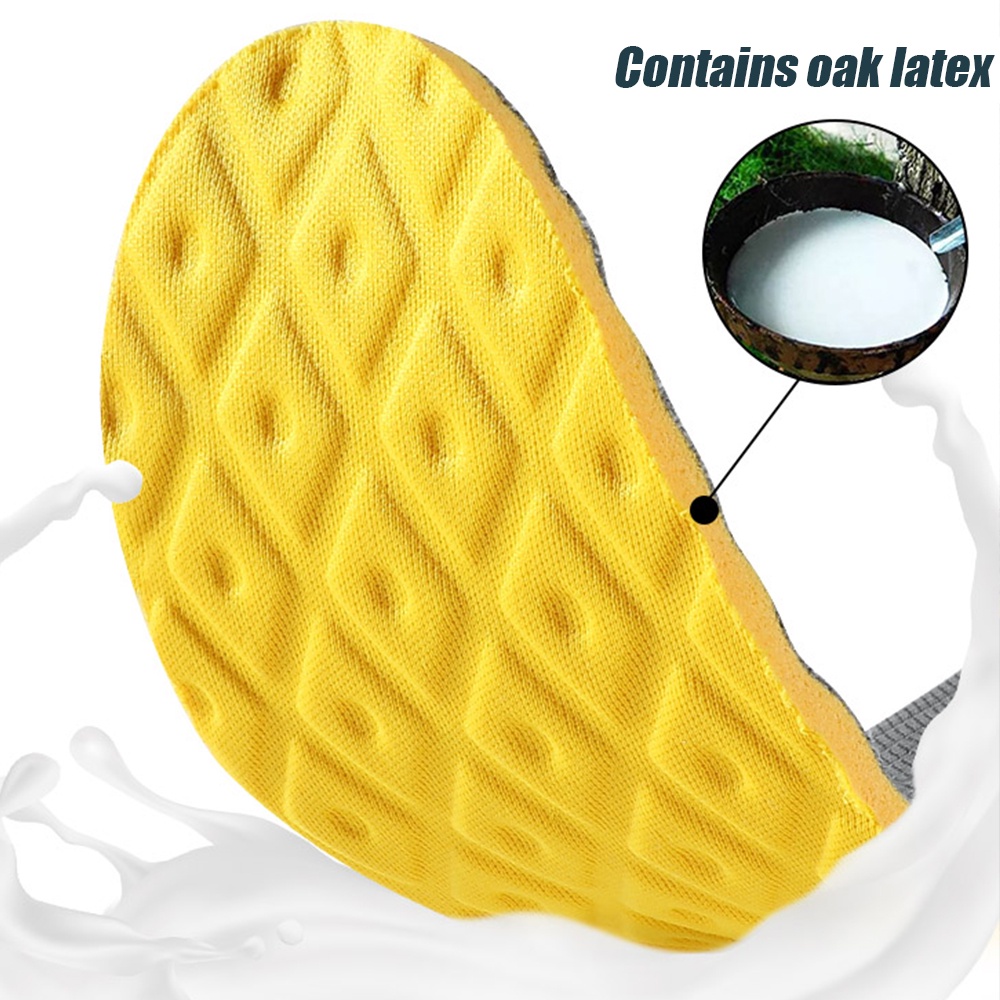 Miếng Lót Giày Thể Thao Bằng Cao Su Latex Mềm Mại Khử Mùi Thoáng Khí Cho Nam Và Nữ