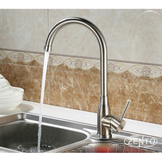 Vòi rửa bát nóng lạnh inox304 Zento SUS5584