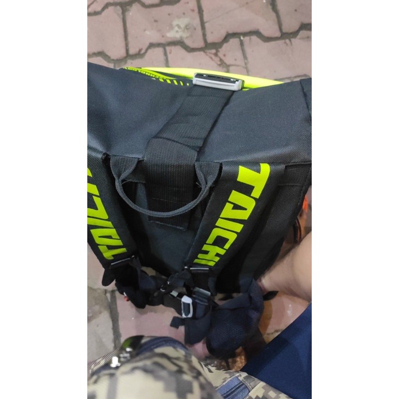 Balo Taichi 271 Chống Nước Đi Mưa Màu Xanh Dạ Quang