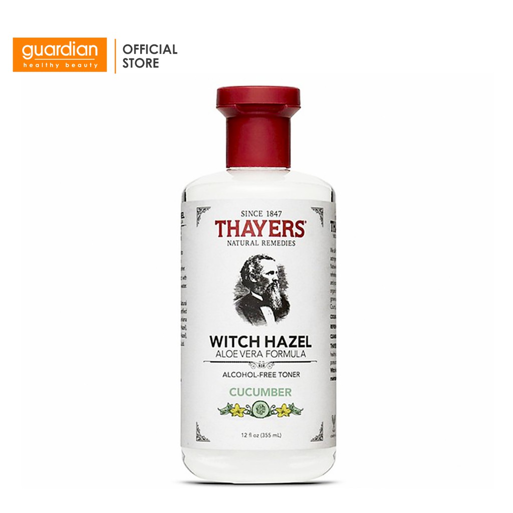 Nước hoa hồng không cồn Thayers - Hương dưa leo 355ml