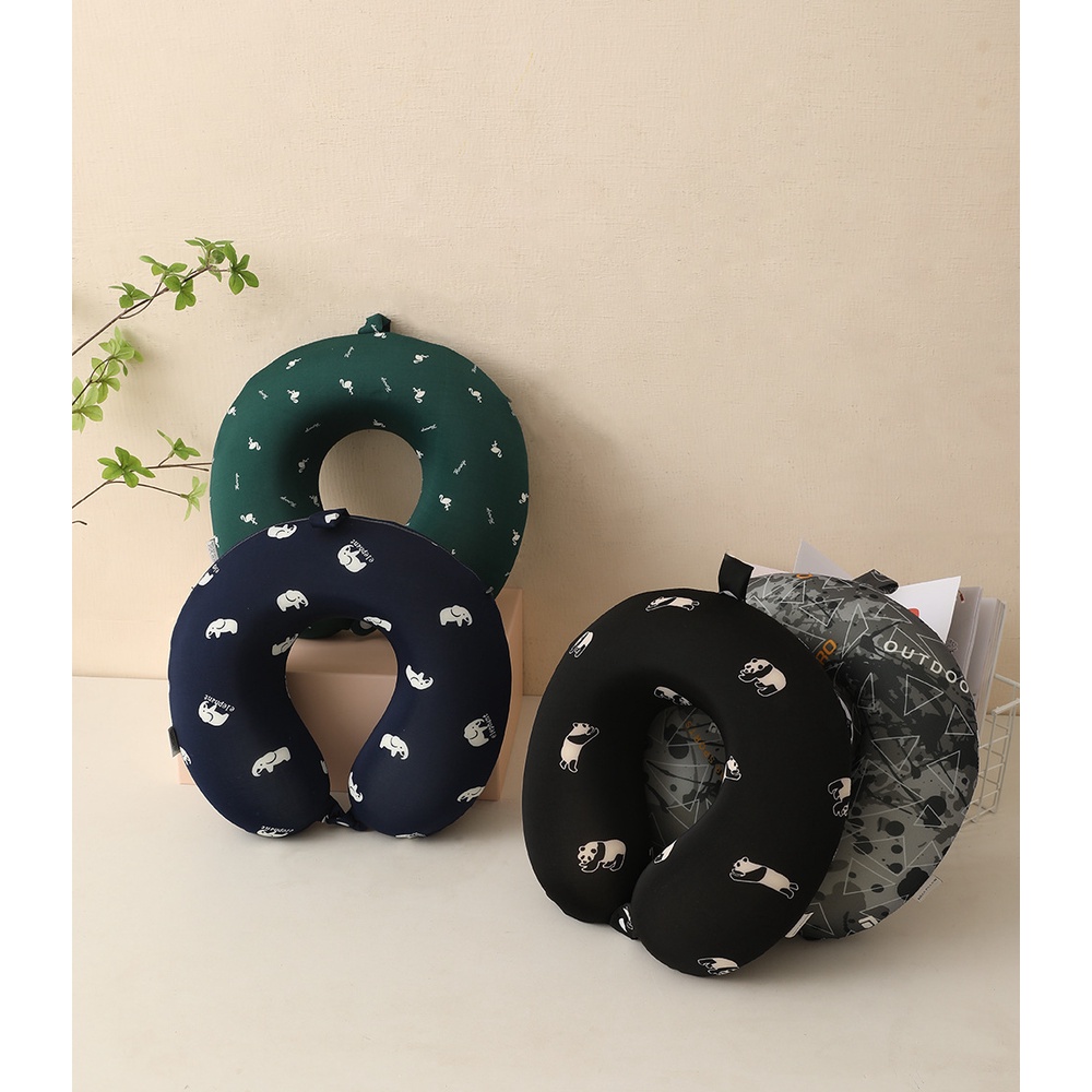 Gối Chữ U Cao Su Non  Mini Animal Cute, Gối Quàng Cổ Du Lịch, Máy Bay, Văn Phòng, Ô Tô Đa Năng GCU04