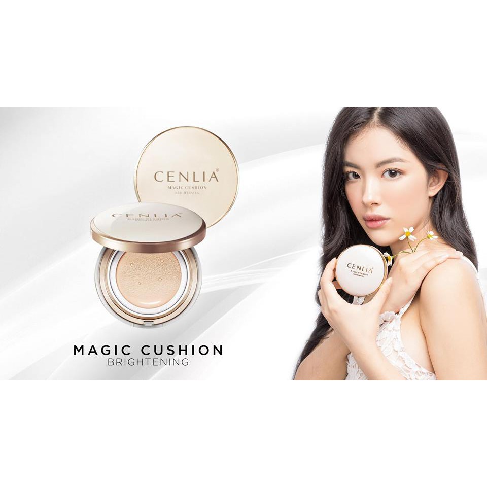 Cenlia Magic Cushion Brightening Natural  Spf 30 - 15g - Kem Trang Điểm Chống Nắng Màu Tự Nhiên