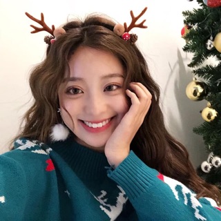 Bờm giáng sinh tuần lộc xinh wa trời