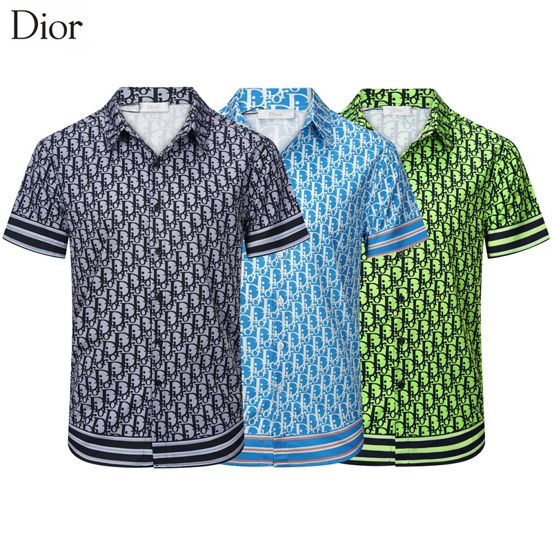 Áo Sơ Mi Tay Ngắn In Họa Tiết Cổ Điển Thời Trang Mùa Hè Cho Cặp Đôi Size M-XXL