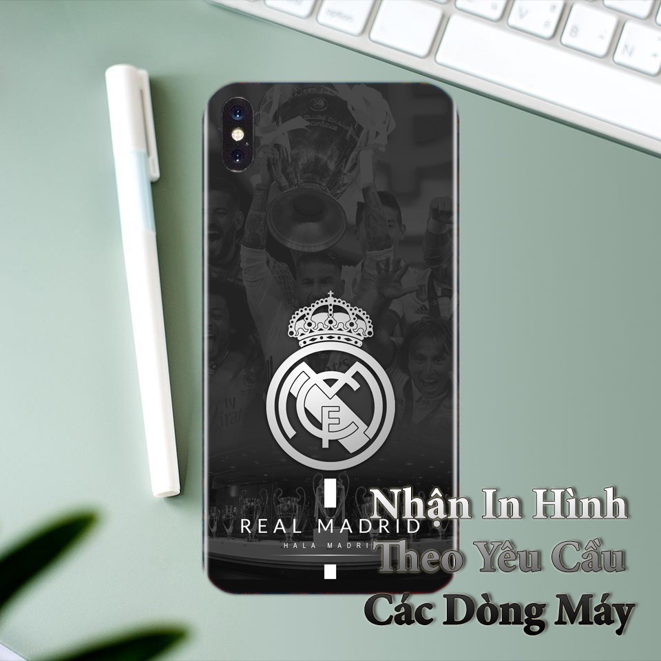 Miếng Dán Skin Điện Thoại In Hình Real Dán Lưng Real Madrid Cho Iphone 6/ 7/ 8/ X/ XS/ 11/ 11 Pro Max Dòng Máy Android