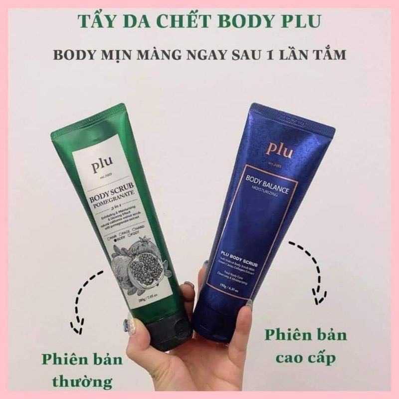 Tẩy Tế Bào Chết PLU Body Scrub Coconut Tẩy Sạch Da Chết, Làm Trắng Và Sáng Da