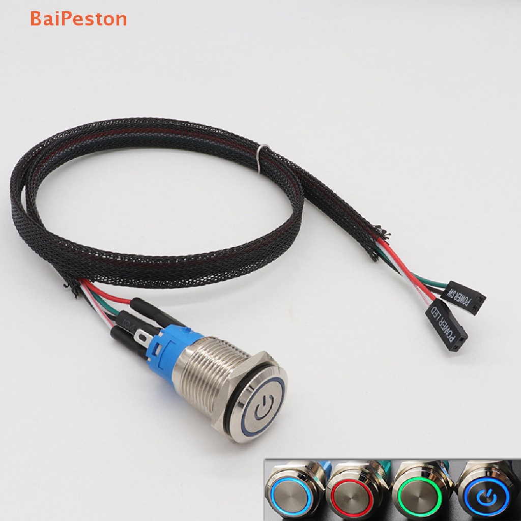 Công Tắc Khởi Động Máy Tính PC SW Có Dây Cáp