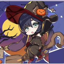 (mini) Standee GENSHIN IMPACT ver HALLOWEEN mô hình mica acrylic anime chibi game