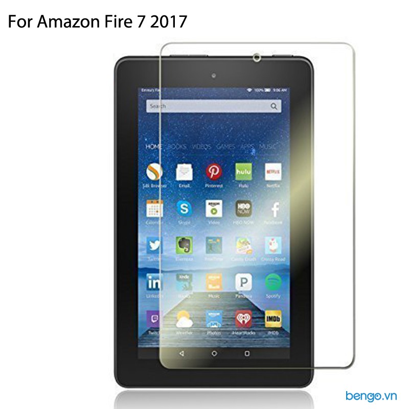 Dán màn hình cường lực Amazon Fire 7 2017 9H Pro