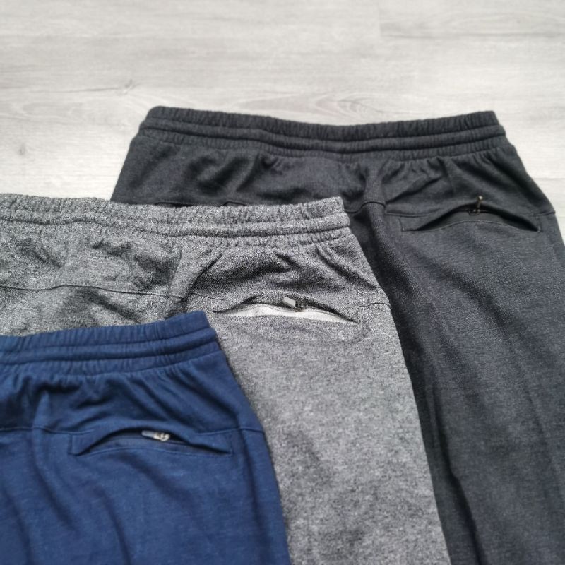 Quần nỉ nam dáng Jogger bo gấu, chất liệu cotton trẻ trung