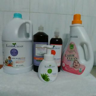 Nước giặt rửa hữu cơ LAYER CLEAN _ Sạch _ An toàn _ Thân thiện