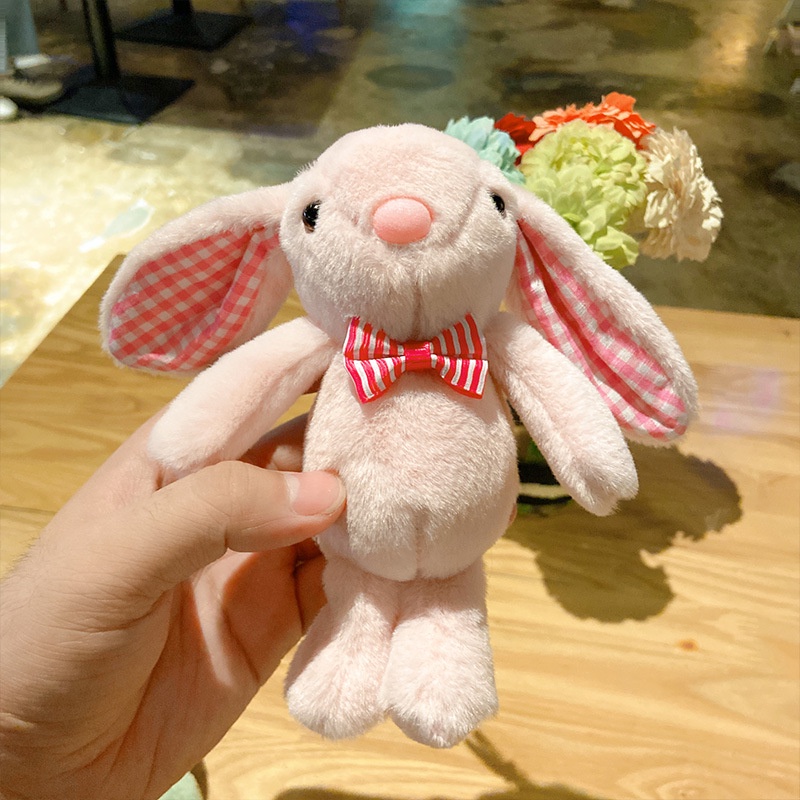 Móc Khóa Thỏ Bông Tai Dài Dễ Thương