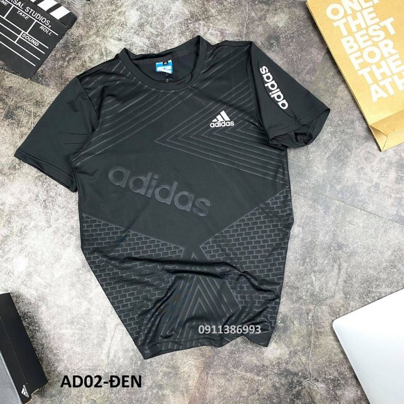 Áo Thun Nam Thể Thao Cổ Tròn Chất Thun Lạnh (có ảnh thực tế)