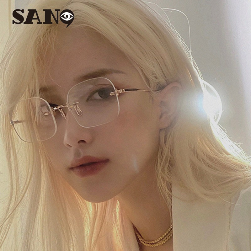 Kính mát trong suốt gọng kim loại cổ điển dành cho nam và nữ | BigBuy360 - bigbuy360.vn