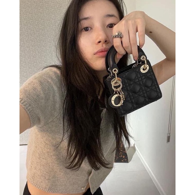 Túi xách Diior micro 14 cm nhỏ siêu hot Super Fullbox