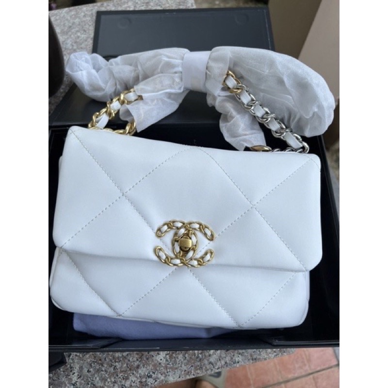 Túi Chane* vip gift da thật size 25x19cm