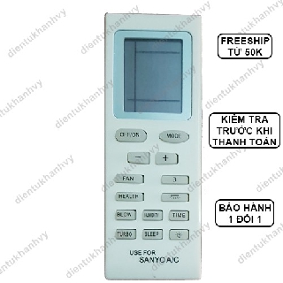 Remote Máy Lạnh Sanyo 2 Chiều Giá Rẻ
