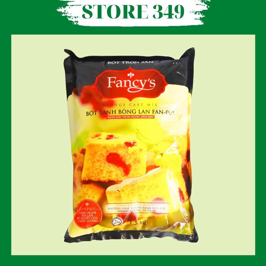 Bột Trộn Sẵn Bánh Bông Lan Ổ Fancy 001