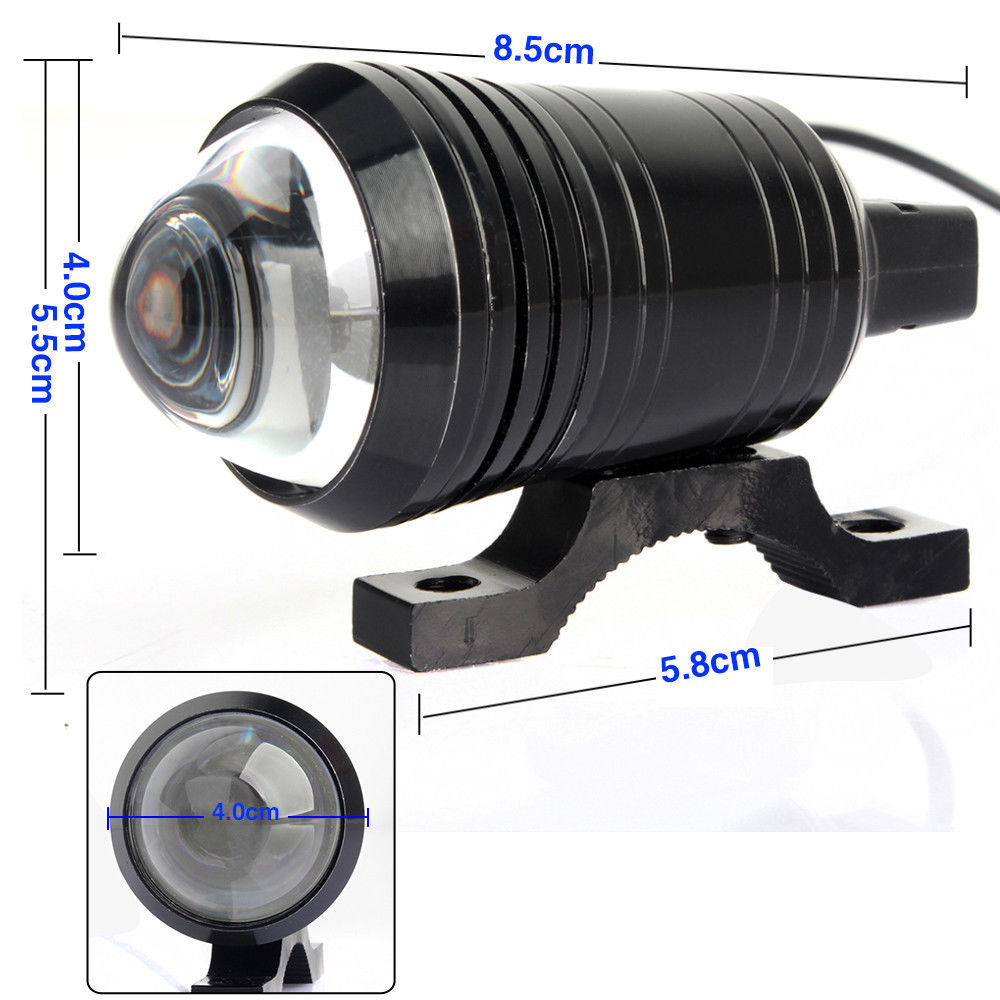 Đèn pha LED DRL siêu sáng U1 30W dành cho xe máy/xe hơi