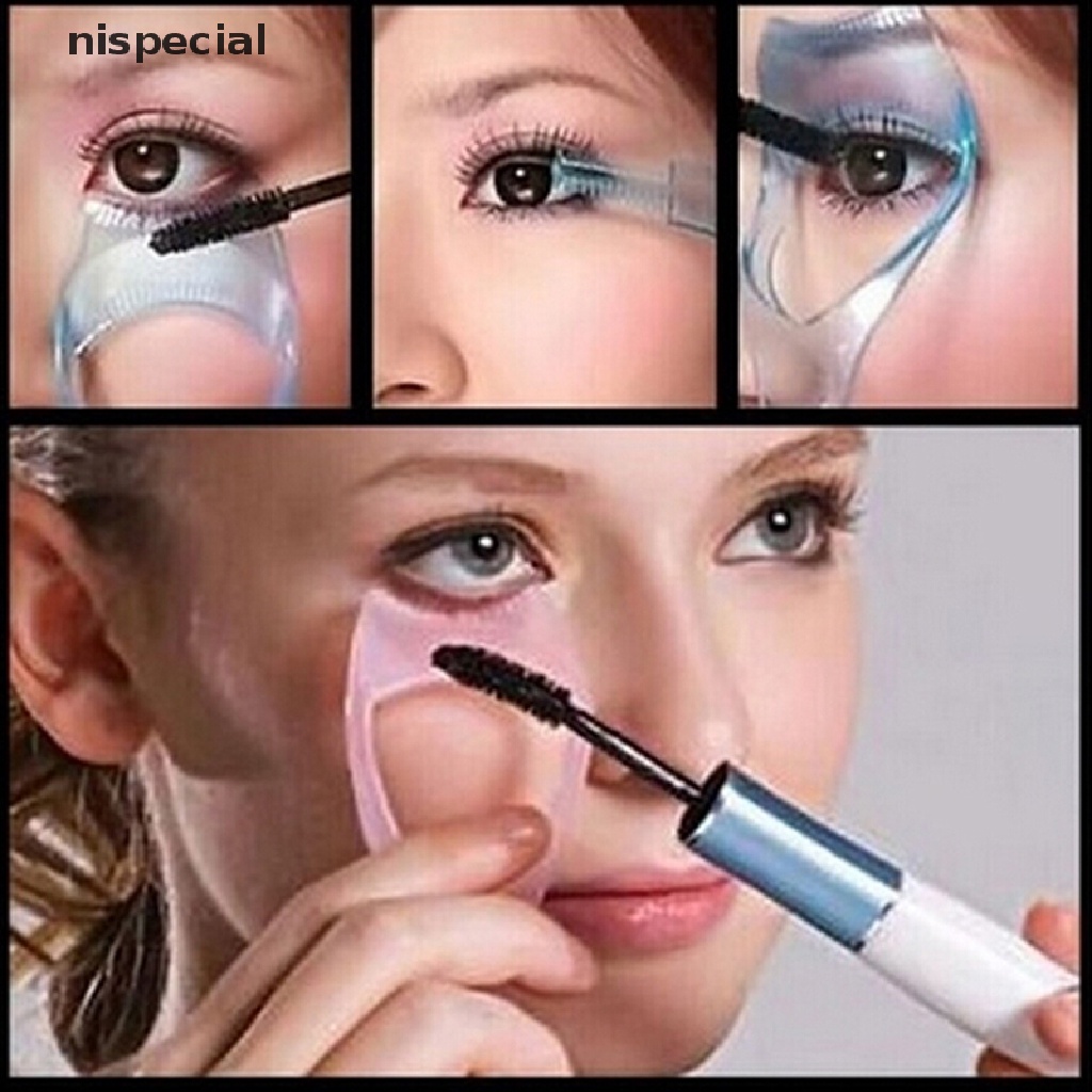 (Hàng Mới Về) Khuôn Kẻ Mắt Và Khuôn Kẻ Mắt 3 Trong 1 Thời Trang Bảo Vệ Cho mascara