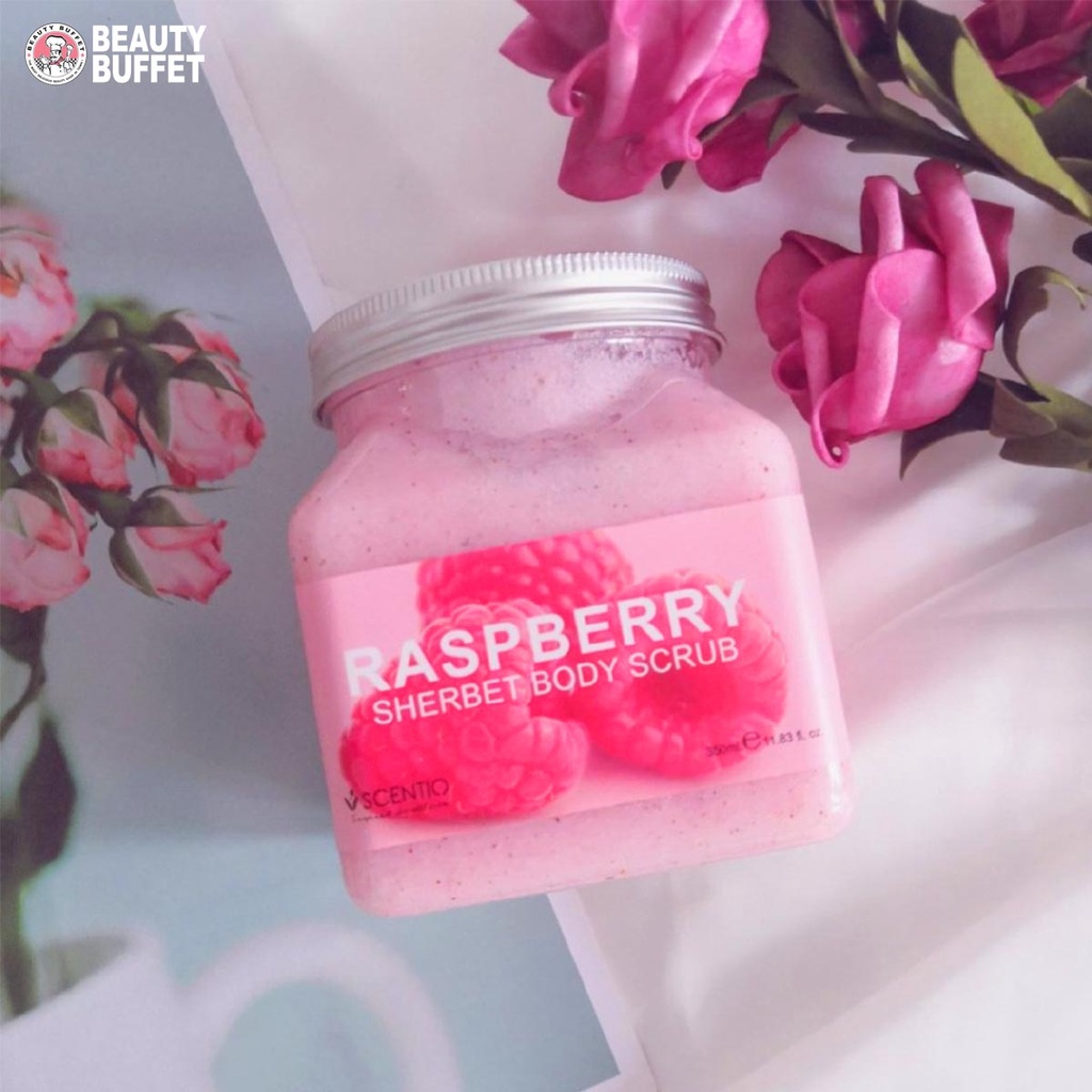 Tẩy tế bào toàn thân quả mâm xôi Beauty Buffet Scentio Raspberry 350ml