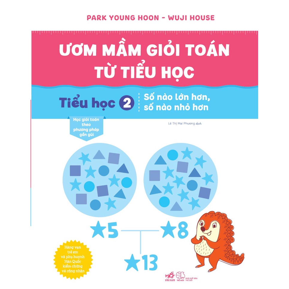 Sách - Bộ Ươm mầm giỏi toán từ tiểu học (Trọn bộ 06 cuốn) ( Nhã Nam )