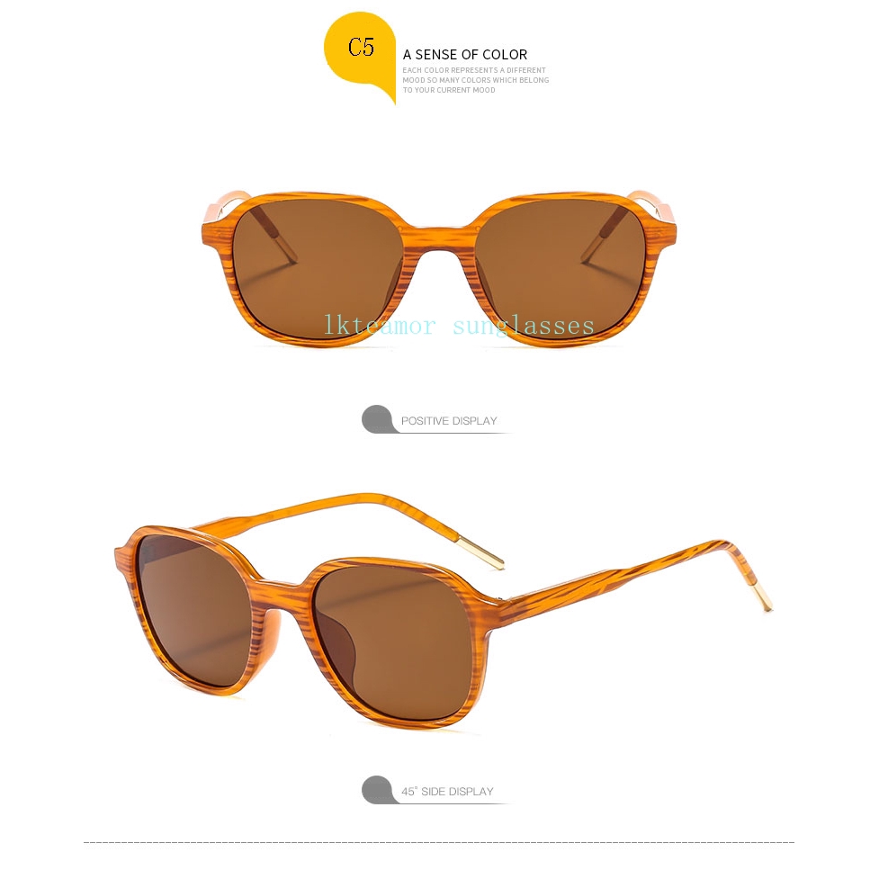 Kính mát gọng vuông phong cách vintage thời trang cho nữ