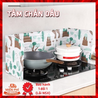 Tấm Chắn Dầu Mỡ Inox Cách Nhiệt Tiện Dụng Cho Nhà Bếp Hợp Kim Nhôm Cao Cấp 6 Nếp Gấp