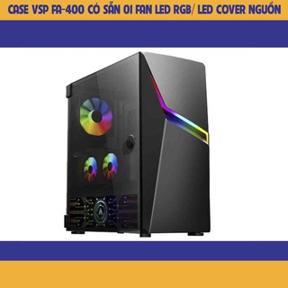 CASE VỎ MÁY TÍNH VSP FA-400 CÓ SẴN 01 FAN LED RGB LED COVER thumbnail