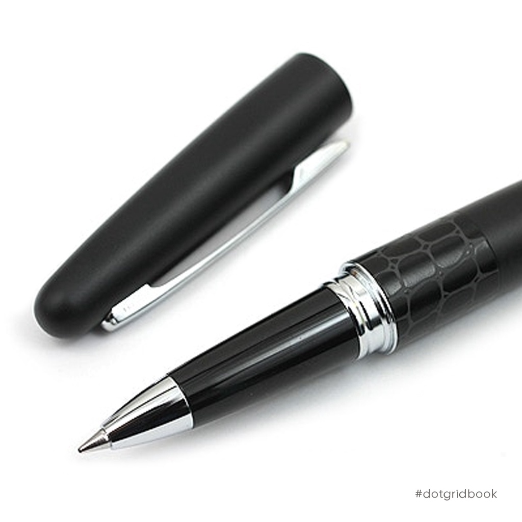 Bút gel Pilot MR2 Metropolitan Black Crocodile, mực xanh, ngòi 0.7mm - Hàng chính hãng Nhật Bản