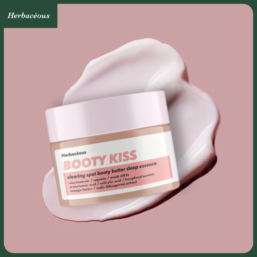 Kem Mờ Thâm Vùng Kín Booty Kiss HERBACECOUS Khử Thâm Vùng Da Nhạy Cảm Làm Đều Màu Da Không Gây Kích Ứng 100g | BigBuy360 - bigbuy360.vn