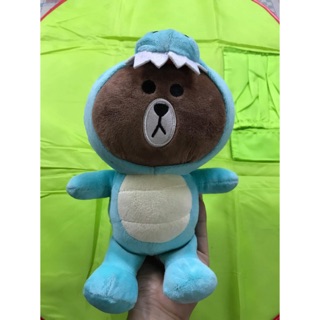 Gấu bông brow cosplay khủng long