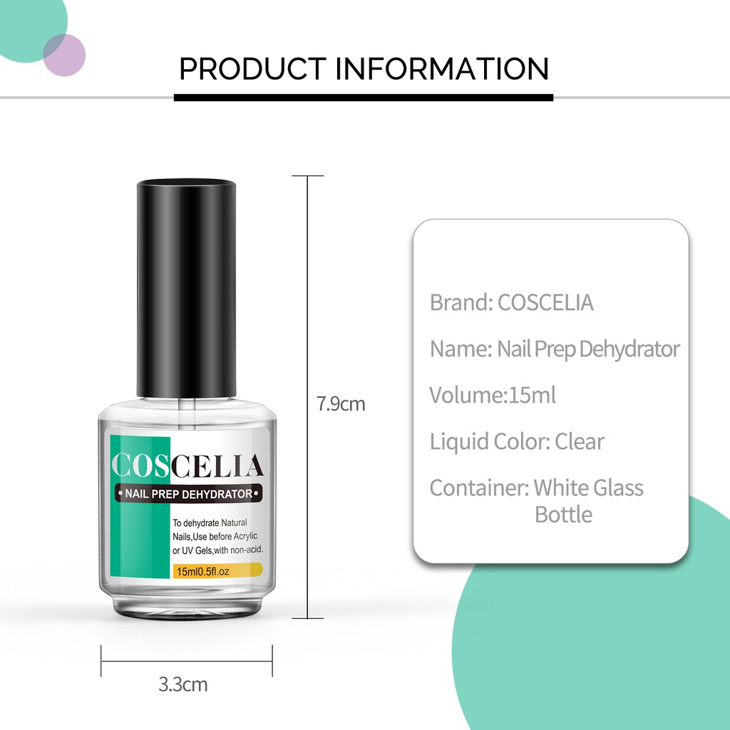 [Hàng mới về] Gel sơn nền móng tay lâu trôi cao cấp 15ml