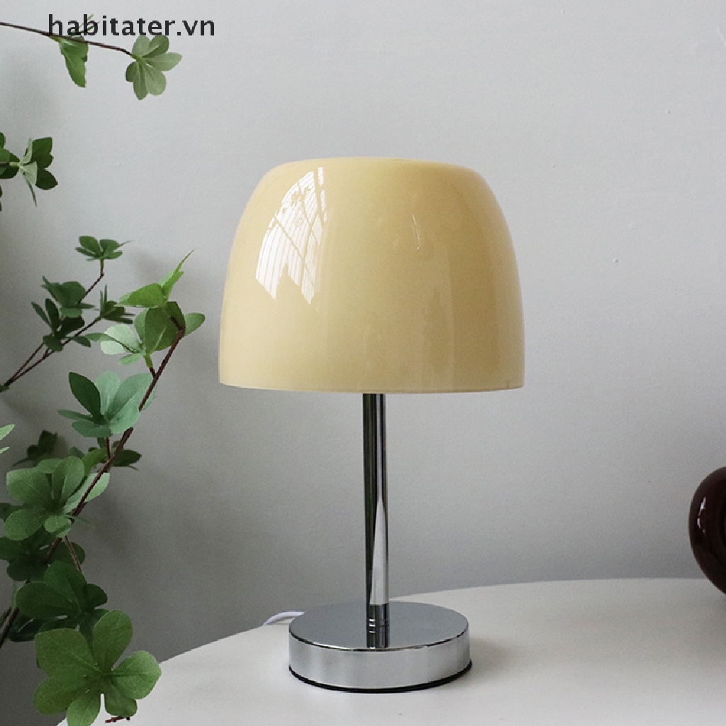 Đèn Để Bàn Bằng Kính Kiểu Retro Mỹ Trang Trí Phòng Khách