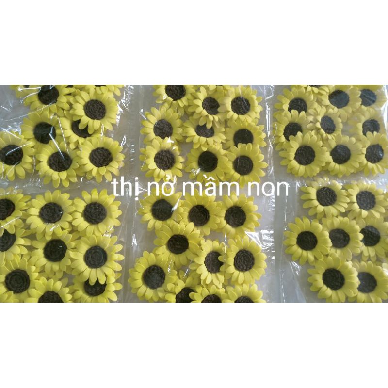 Combo 10 hoa múa mầm non có quai đeo
