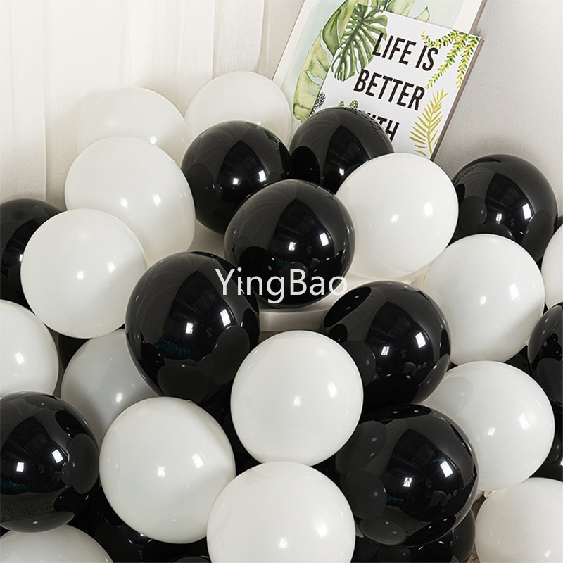 Set 100 Bong Bóng Cao Su Dày 2.2g 10inch Trang Trí Tiệc Cưới/Sinh Nhật