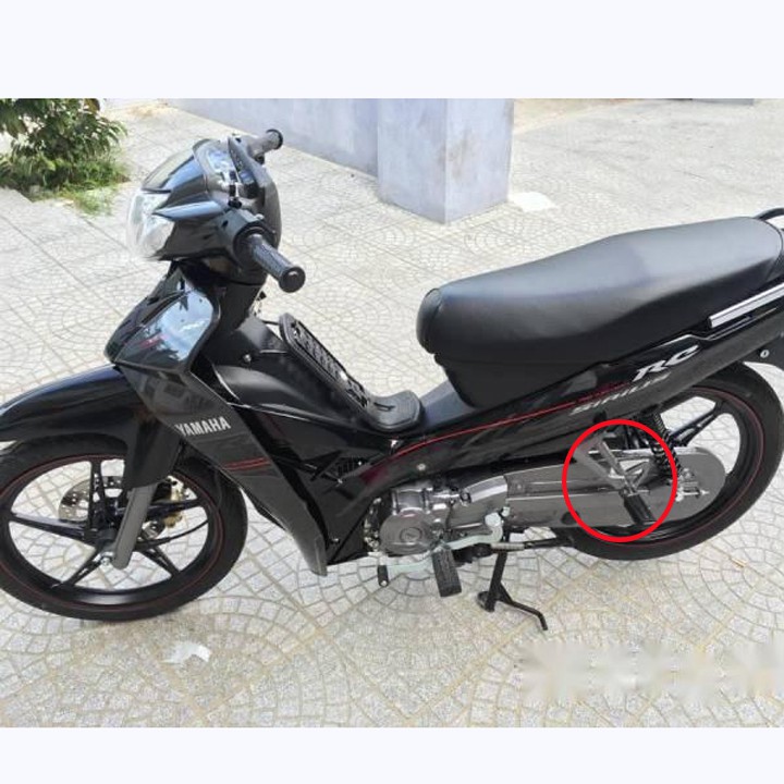 Gác chân xe SIRIUS Bên Trái - Báng để chân sau bên Trái xe Sirius - G1627