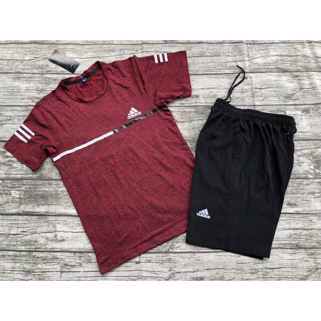 Bộ thể thao cao cấp Adidas thun hạt tiêu logo phản quang [ hot trend ]