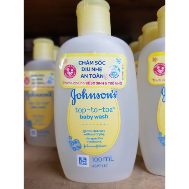 Sữa tắm gội cho trẻ sơ sinh Johnson Baby 500ml.200ml.100ml