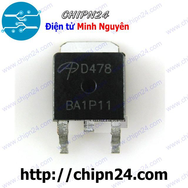 [2 CON] Mosfet Dán AOD478 TO-252 11A 100V Kênh N (SMD Dán) (D478 478)