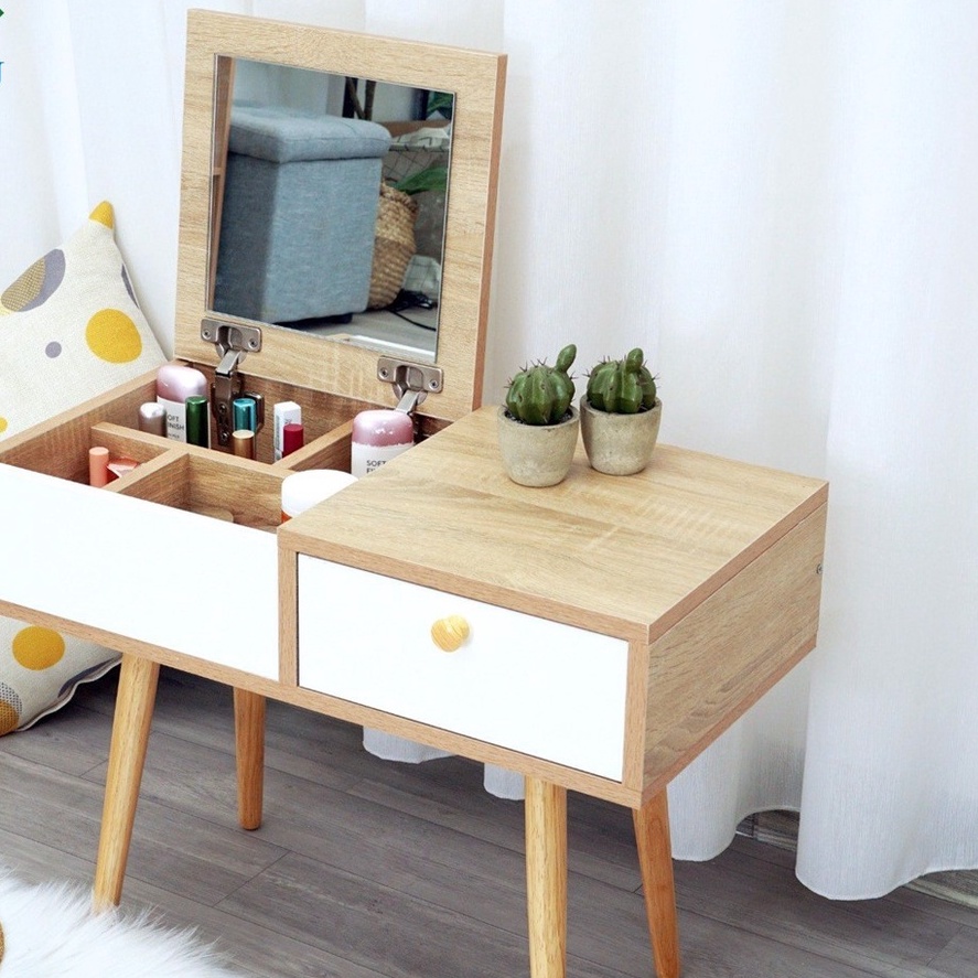 BÀN TRANG ĐIỂM NGỒI BỆT MINI