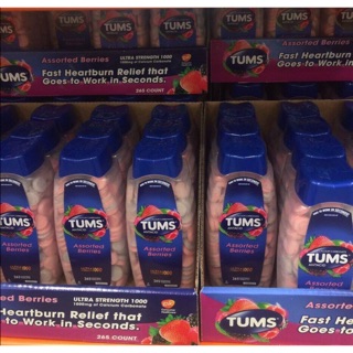 ( HỘP ĐỰNG) TUMS 1000mg 265 VIÊN
