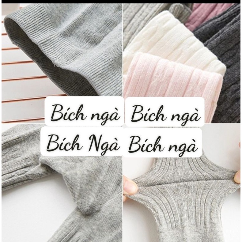 ❌3M-6Y❌QUẦN TẤT LEN TĂM CÓ BÀN CHO BÉ