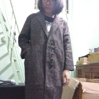 Áo khoác len dáng dài