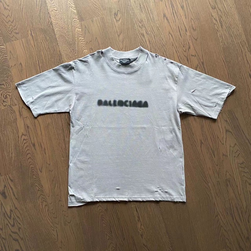 ✨  - Áo thun BALENCIAGA phiên bản 2022 blur logo, BLCG unisex oversized shirt ss22