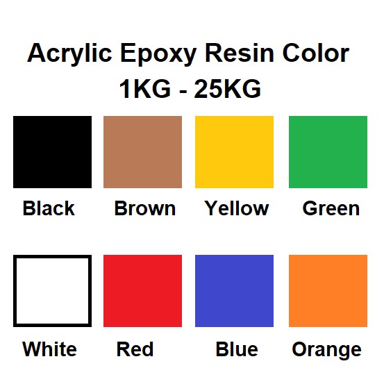 Màu Pha Nhựa Acrylic Resin Hộp 1Kg