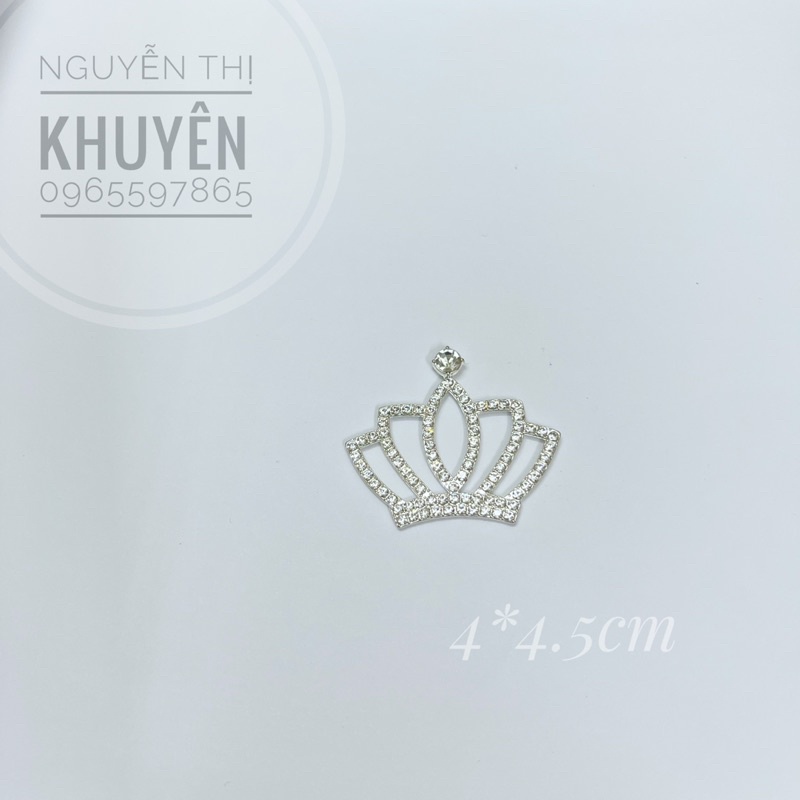Phụ kiện mạ kim hình vương miện