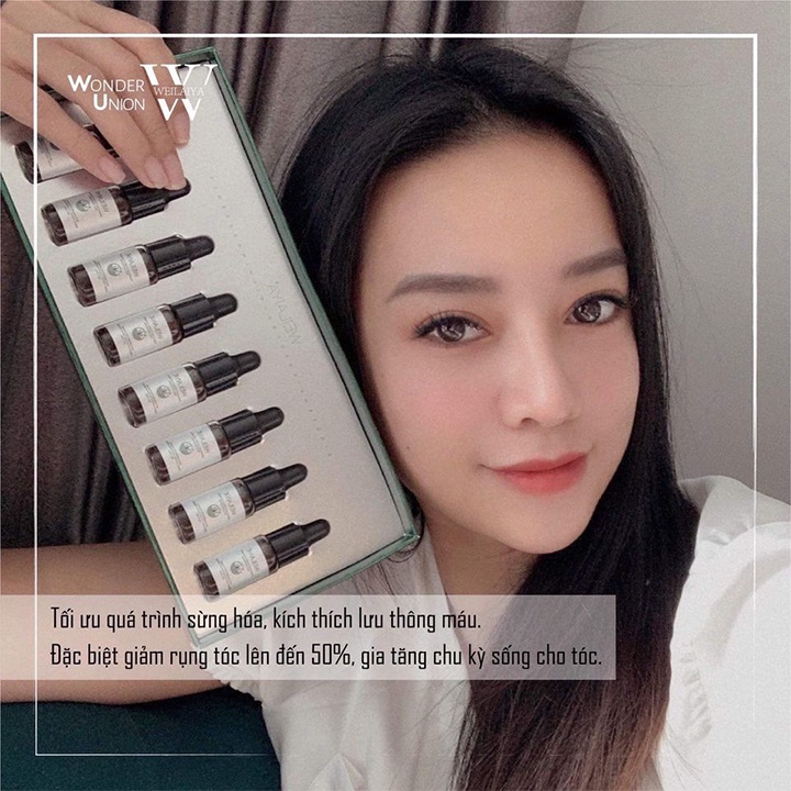 Huyết Thanh Mọc Tóc Weilaiya, Serum Mọc Tóc Weilaiya Kích Thích Tóc Mọc Suôn Mượt Ngăn Ngừa Rụng Tóc Hộp 8 Lọ